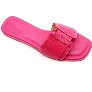 Women's Pink Slide Sandals